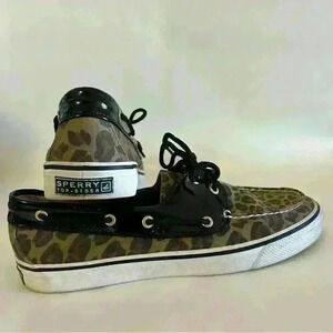 Sperry Top-Sider women’s leopard print boat shoe